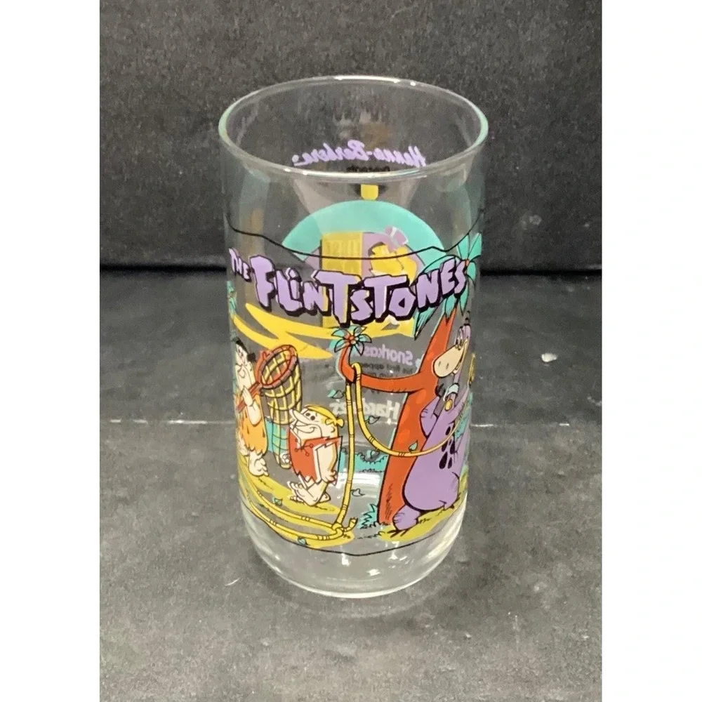 Hanna-Barbera‎ The Flintstones First 30 Years Tumbler, Vintage Collectible Glass